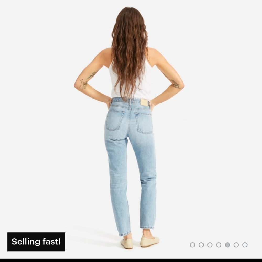 Everlane 90's Cheeky Straight Crop Jean size 25